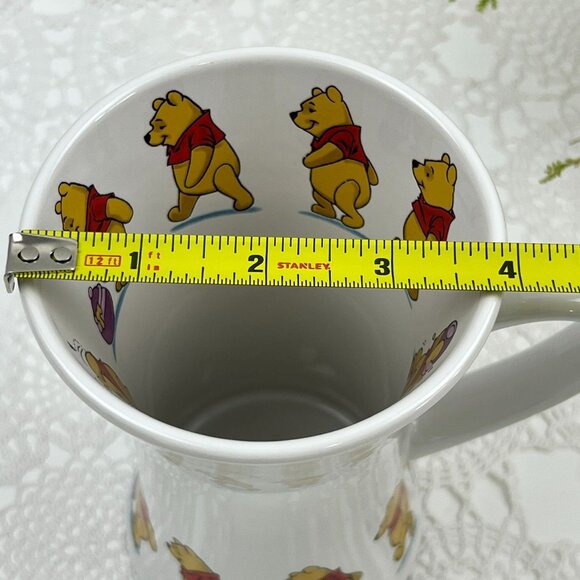 Disney Store Winnie The Pooh Ceramic Large Coffee Tea Mug 6" White - Picture 7 of 8